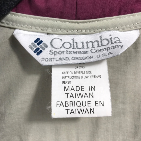 Vintage Columbia Windbreaker Jacket Lightweight Womens Large Retro Outdoor - Picture 6 of 13